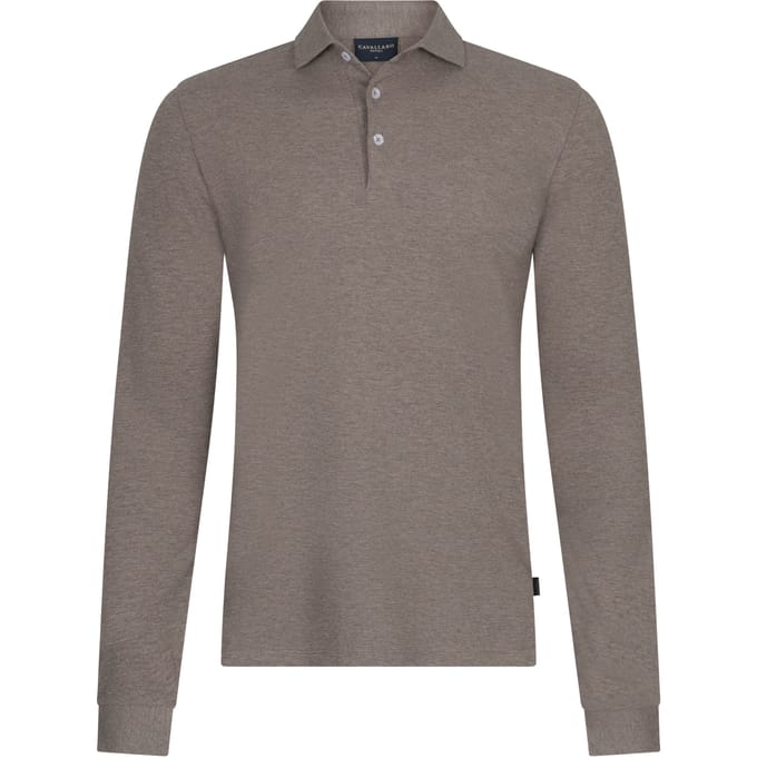 Cavallaro Camicia Polo Ls Polos Taupe 116261014