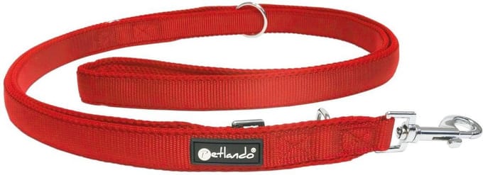 Petlando Trainingslijn Mesh Rood - Hondenriem - 230x1.5 cm