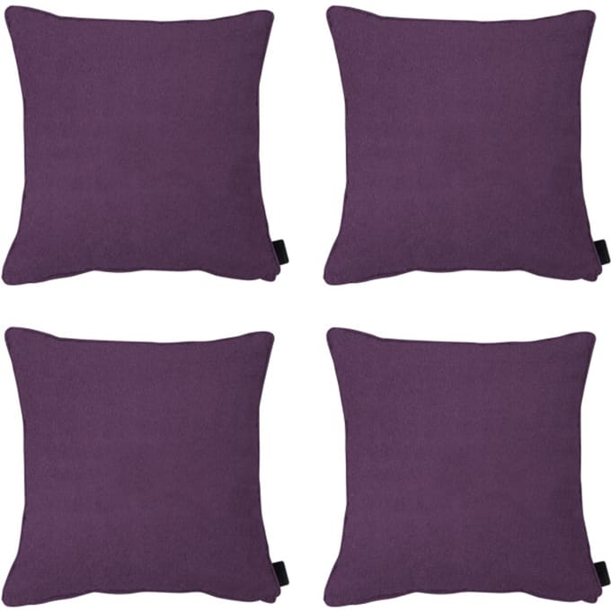Madison - Sierkussen Panama purple - Ca. 60x60 cm - Set van 4