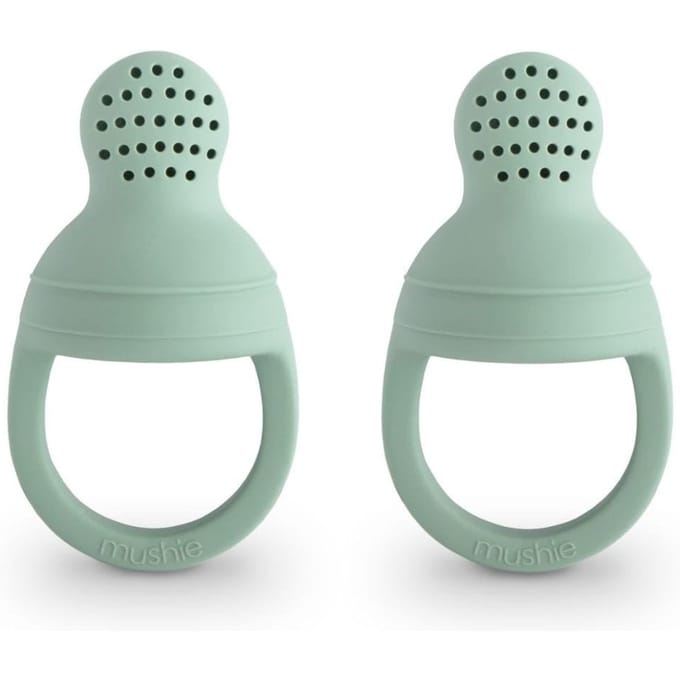 Mushie Fresh Food Feeder Cambridge Blue -