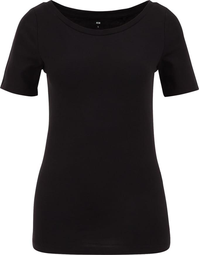 WE Fashion Dames T-shirt met boothals