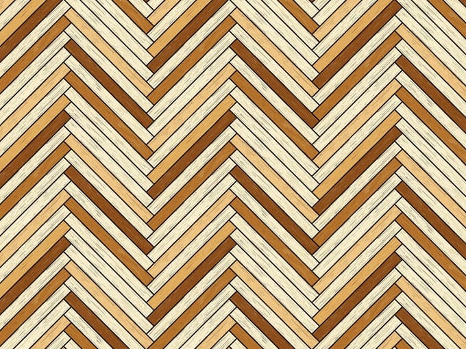Vinyl | Vloerkleed vinyl | Woody | 95x95 cm