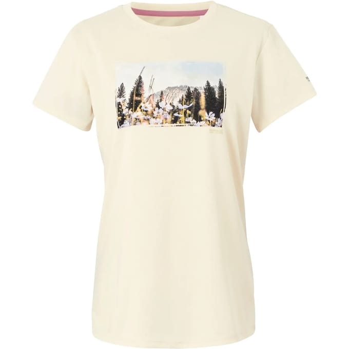 Regatta Fingal Ix T-shirt Met Korte Mouwen Beige 34 Vrouw