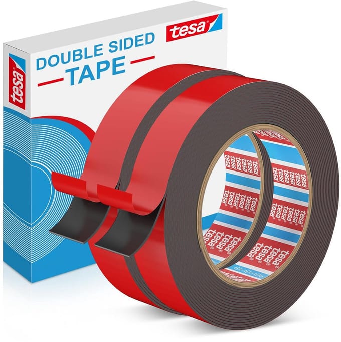 Extra Sterke Dubbelzijdige Tape - 2 Rollen - 5,5m x 24mm - Duurzaam Plakband