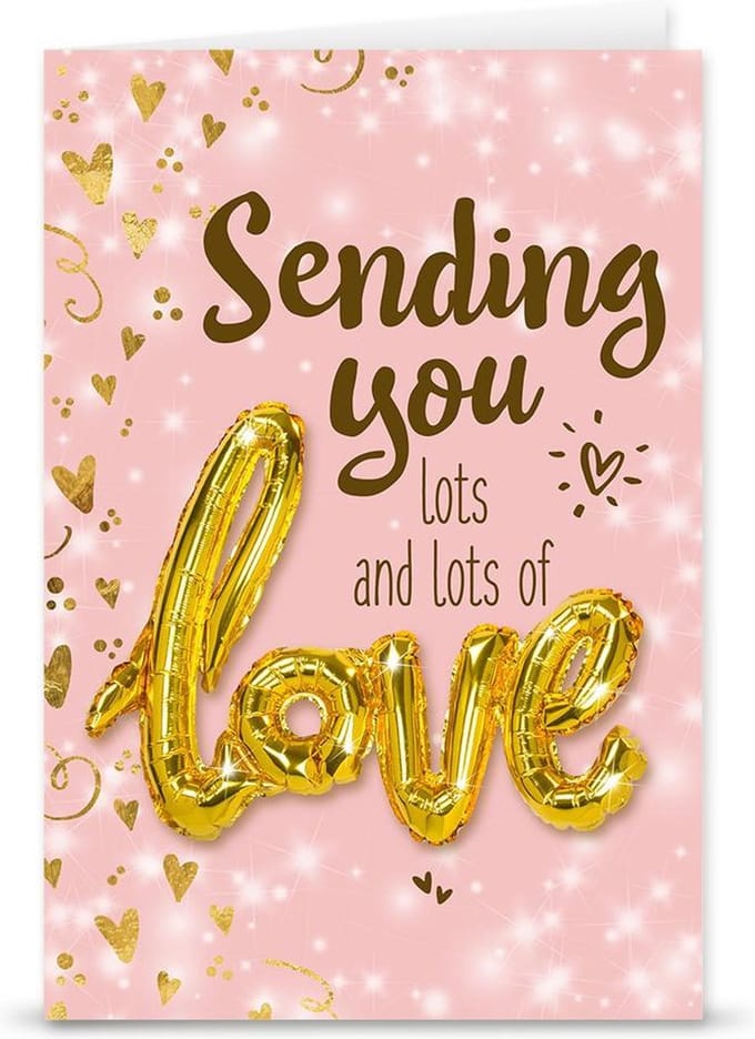 Love ballon "Lots of love"