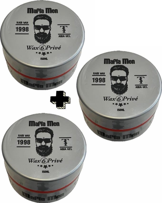 2+1 Gratis 3 Pack- Mafia Men Haarwax 6 Privé (3-Pak Privé 450 ml)