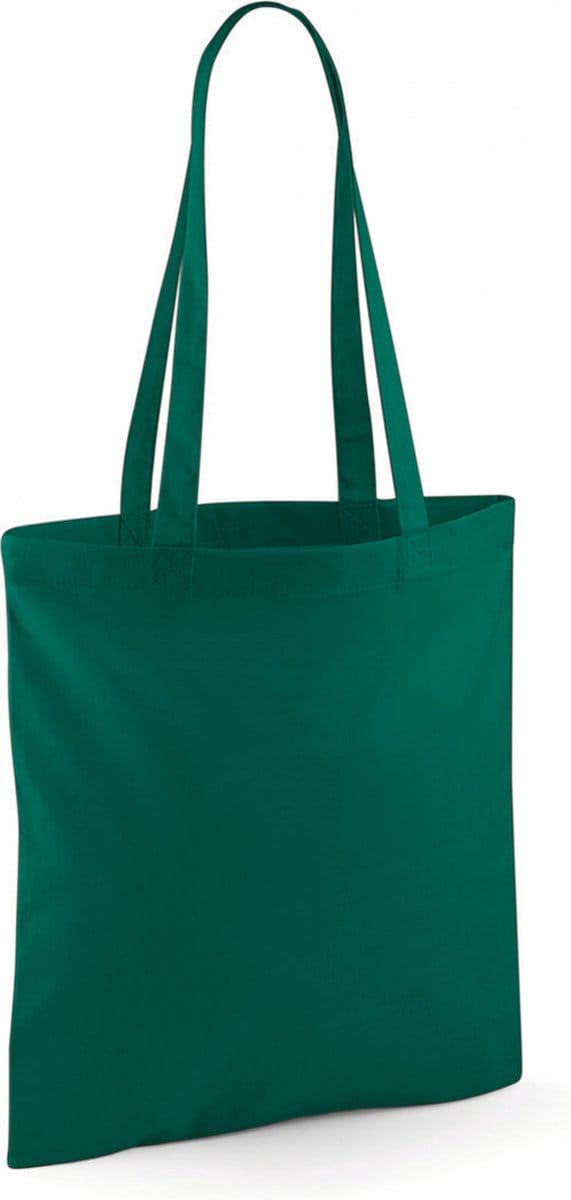 Westford Mill Bag For Life - Long Handles WM101 - Bottle Green - 38 x 42 cm