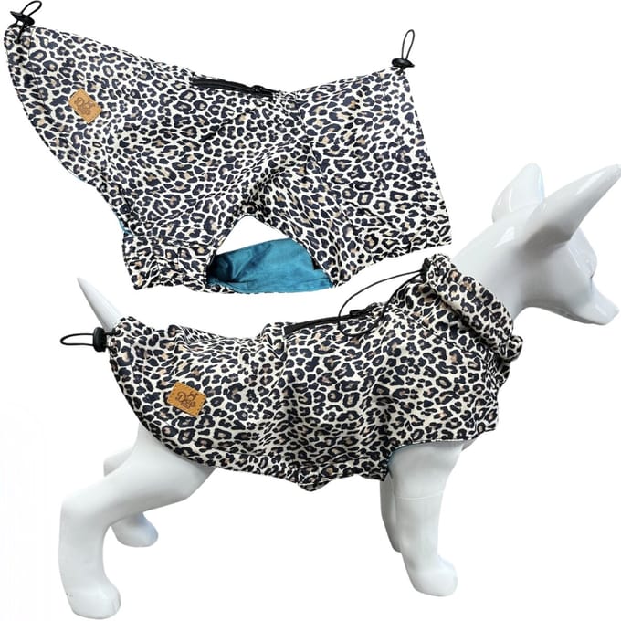 Dogs&Co® Honden Regenjas Leopard - Maat M - Hondenregenjas