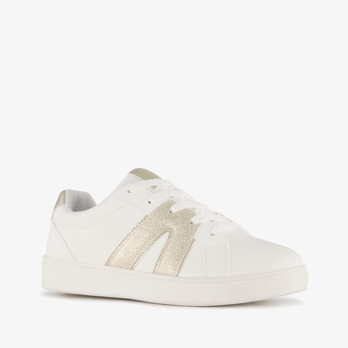 Blue Box meisjes sneakers wit goud - Maat 33