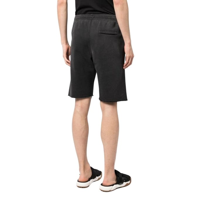 Off-White Unisex Wave Off Sweat Shorts voor volwassenen (Zwart)