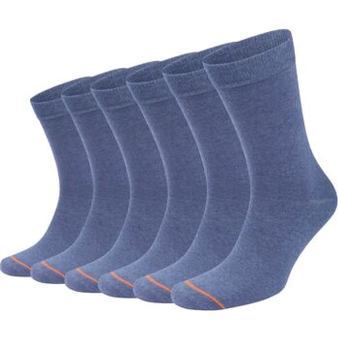 Suitable Sokken Bio Indigo Blauw - Maat 42-46 - Heren - Halfhoge sokken
