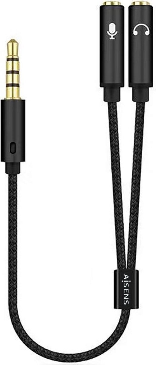 Adapter 3,5 mm Mannetje of Vrouwtje Plug Aisens A128-0416