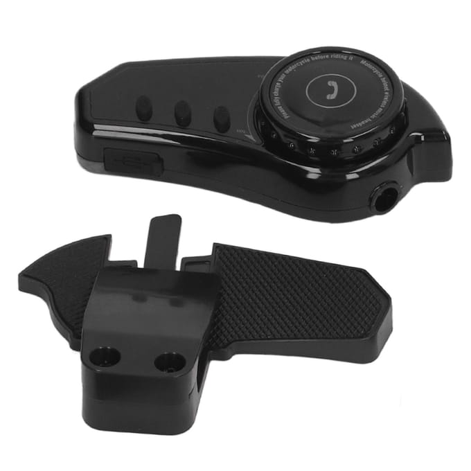 Motorhelm Headset Speakers Ondersteuning Handsfree Bellen Stereo Bluetooth 800mAh IP67 Waterdicht black