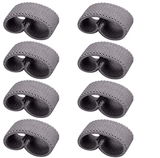 Elastische Riemhouders voor 2,5 cm Brede Riemen - Set van 8 Stuks