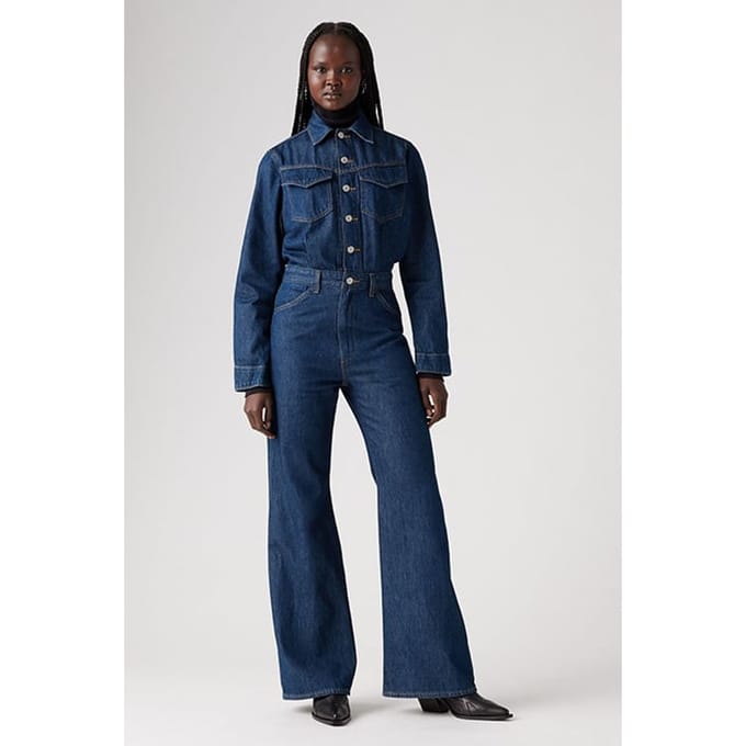 Levi's Western Jumpsuit Blue Taglia: W25 | Tute Outlet | Donna | Blu