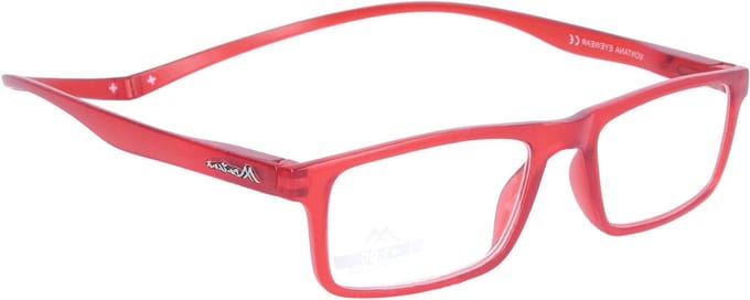 Leesbril - Hulpbril - Lezen en Zien - Magneetsluiting - 150 Dioptrie - Rood