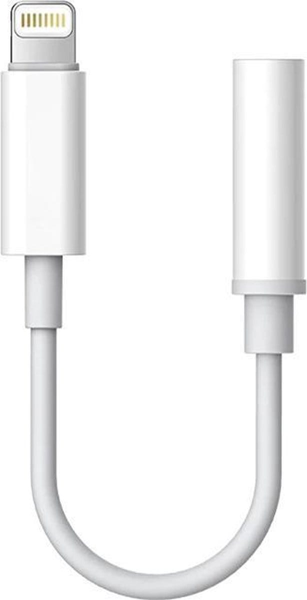 iPhone lightning naar 3,5mm jack audio aansluiting adapter - wit