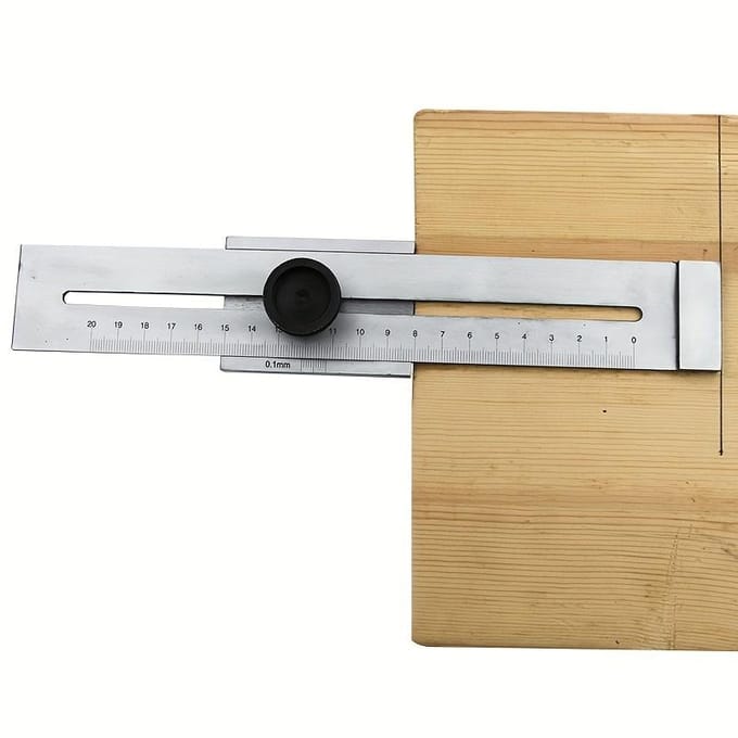 Professionele Precisie Combinatie Vierkante Liniaal van Koolstofstaal, 200 mm, Geen Montage Vereist, Handmatig Niet-Oplaadbaar Meetinstrument gray