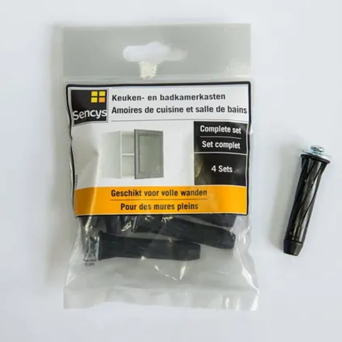 Sencys Bevestigingskit Voor Keuken En Badkamer S001 4pcs