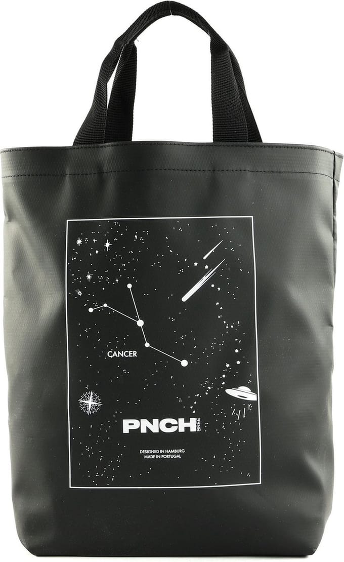 BREE shopper Punch Star Bag Cancer zwart