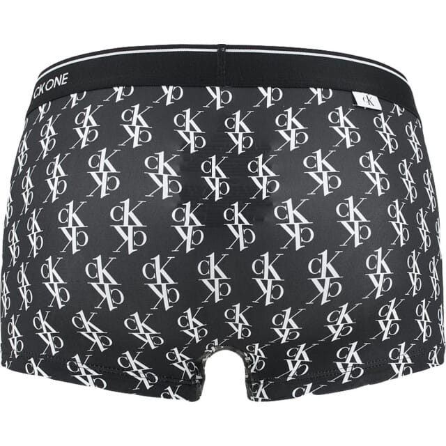 Calvin Klein ck one lowrise microfiber trunk ck logo zwart - XL