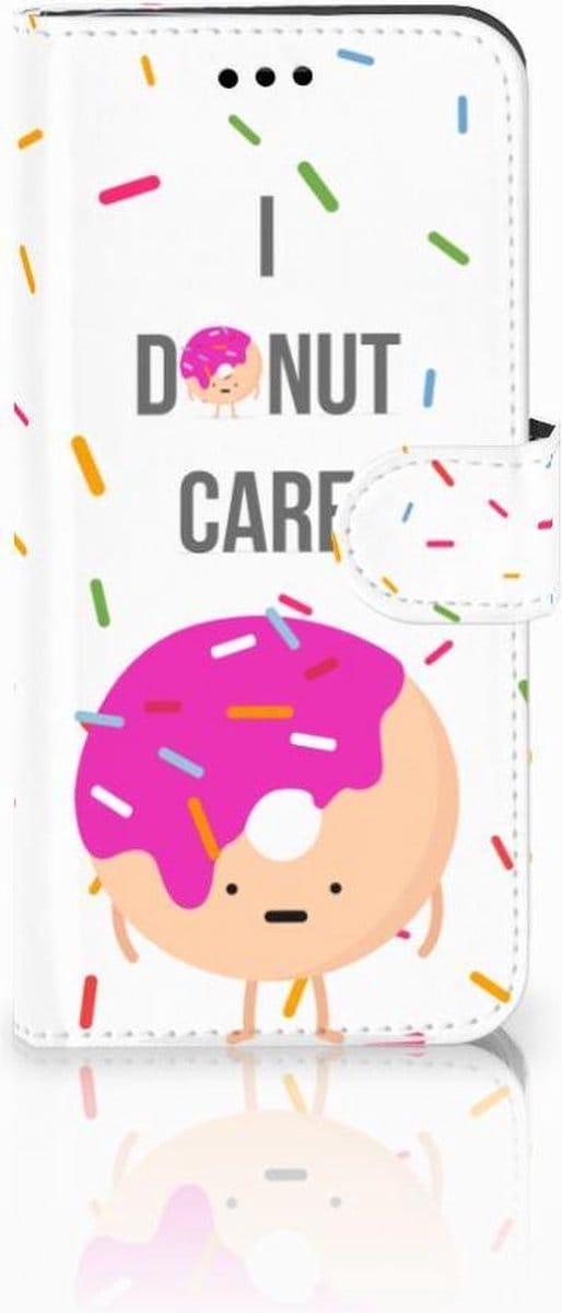 Huawei P10 Lite Book Cover Donut Roze