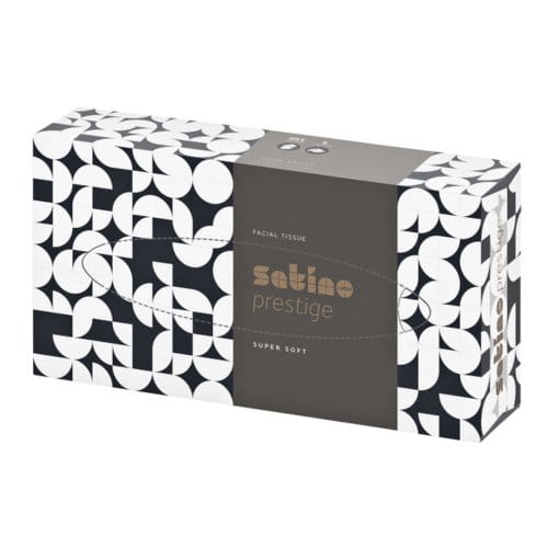 Facial tissues satino 2-laags 100 vel wit 206450