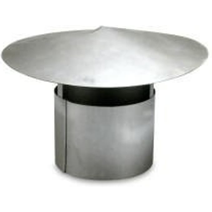 Uitlaatpijp regenkap 150 mm