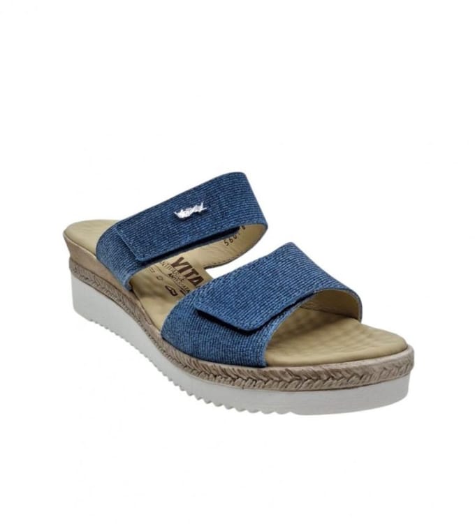 Vital Muiltjes - Vital olivia jeans blau muiltje