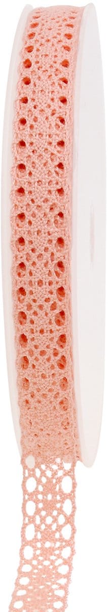 Decoratief lint kant 16mm 20m zalm