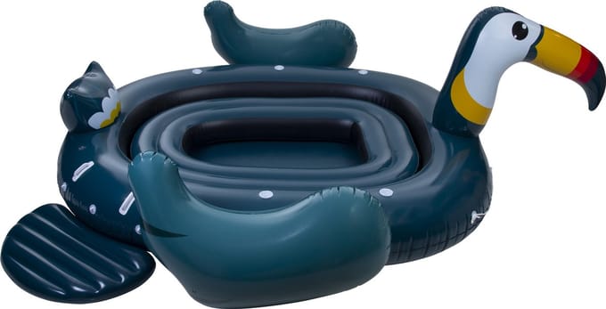 Pure4Fun Toekan Mega Eiland Opblaasfiguur-Unisex-Groen