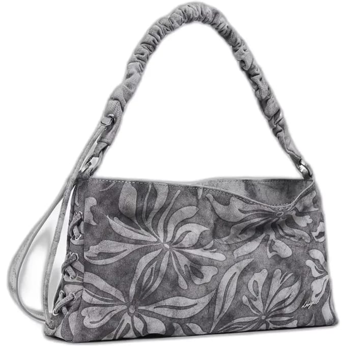 Desigual schoudertas Obsidian Leiria Mini Shoulder Bag Middle Gray grijs