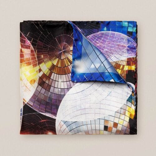 Eton Pochet Disco Lights Pattern Multicolor / male