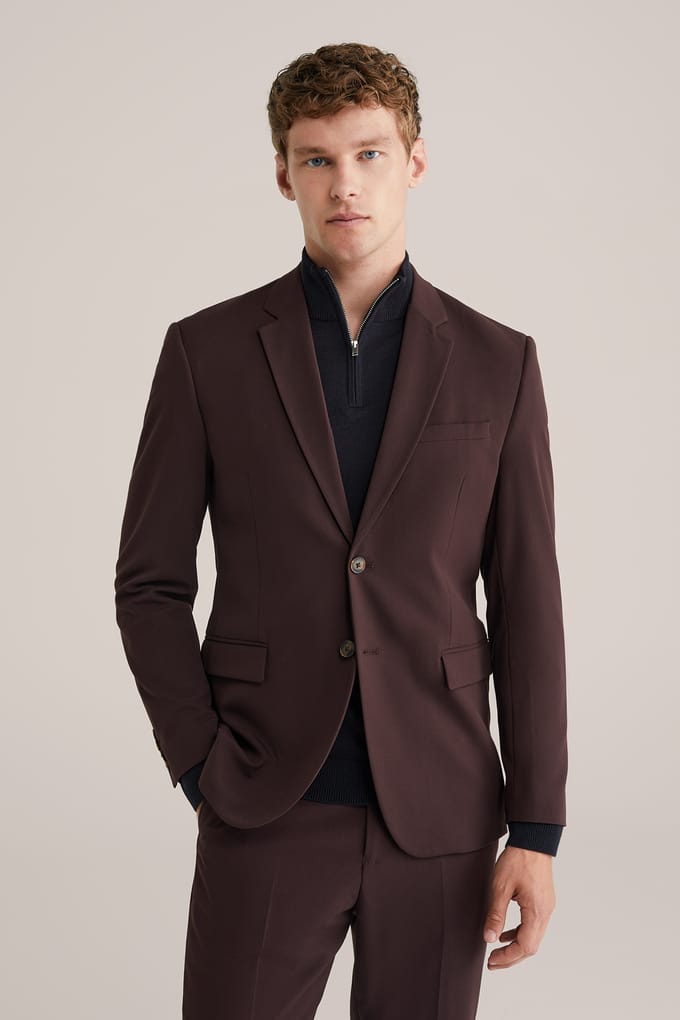 We Fashion Blazer Brown Größe: 52 | Blazer Outlet | Herren | Braun