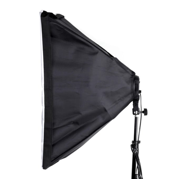 Draagbare 50 * 70cm / 20  * 28  Paraplu Softbox Reflector voor Speedlight black