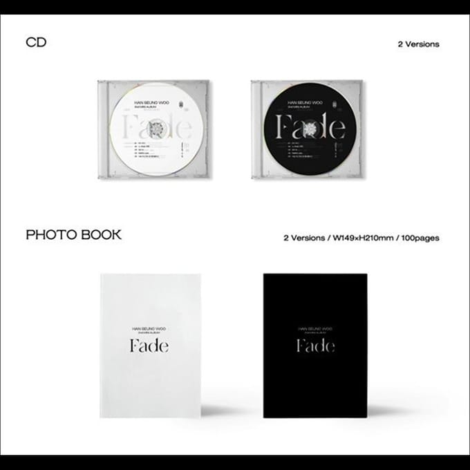 HAN SEUNG WOO(VICTON) Fade 2e Mini-album Random,No poster gray