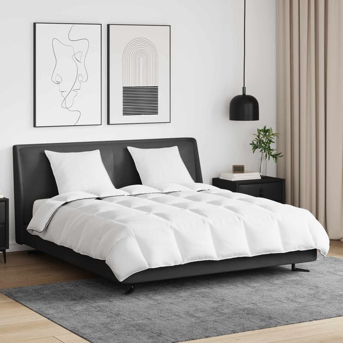 vidaXL - Winter - Duvet - met - kussen - 3 - st - Wit - Donsveer