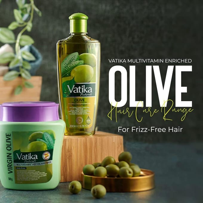Dabur Vatika Naturals Virgin Olive Deep Conditioning Hair Mask 500 gr