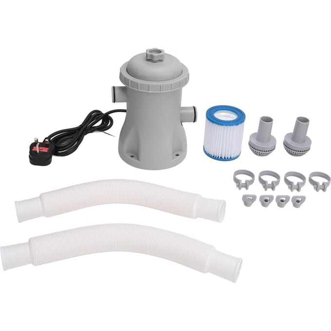 Elektrische Zwembadfilterpomp voor Bovengrondse Zwembaden 330 Gallon Cartridge Zwembadfilters Pomp