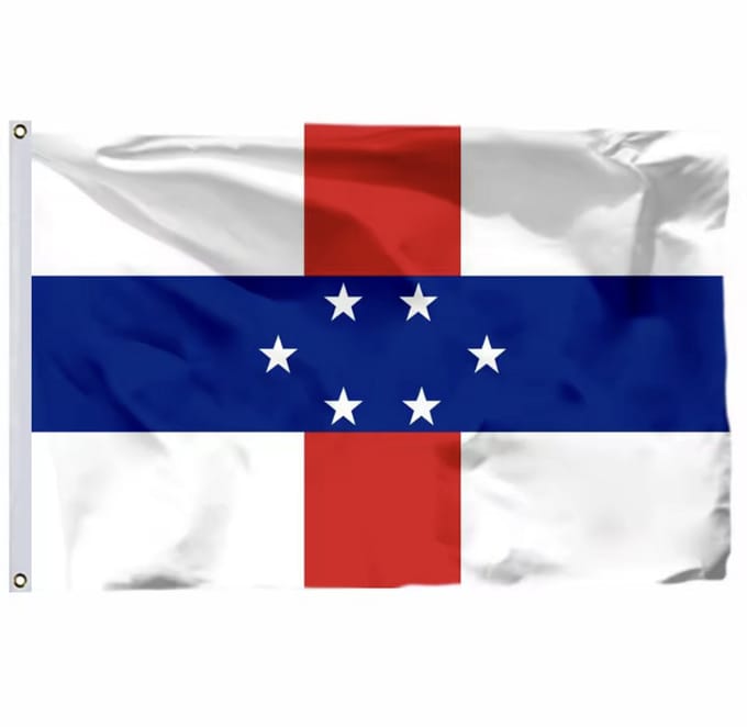Antilliaanse vlag - Nederlandse Antillen vlag - 150/90CM - Polyester - CHPN