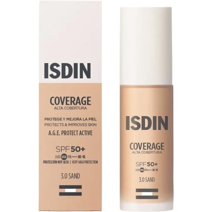 Hoge dekking foundation SPF50+ #3.0-Zand 30 gr