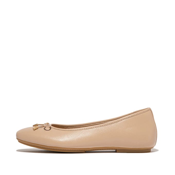 Fitflop Delicato Bow Soft Ballerina´s Beige EU 37 Vrouw