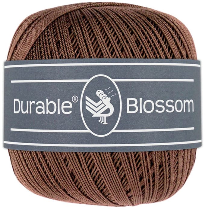Durable Blossom - 385 Coffee - Verfijnd Gemerceriseerd Katoen Garen