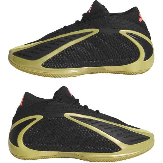 Adidas Anthony Edwards Sneakers Heren - Zwart - Maat 46 - Mesh/Synthetisch
