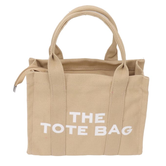 Dames Tas Canvas Waterdicht Grote Capaciteit Casual Schoudertas met Rits Brede Band voor Reizen kaki