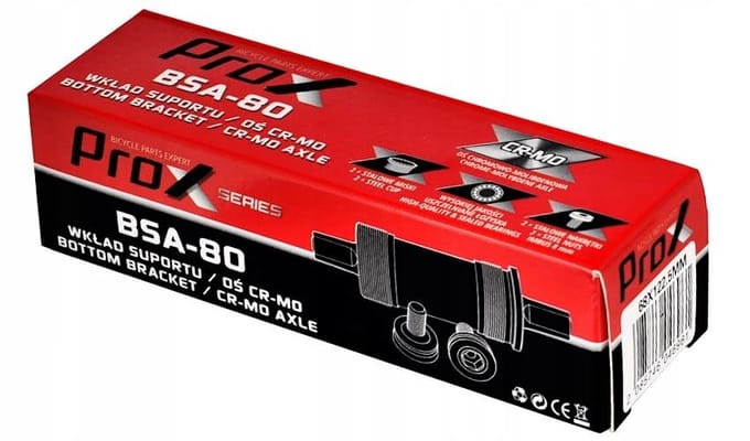 ProX - Trapas Insteek BSA - 68/124,5 mm - Kruikvormig - CR-MO Staal - 330g