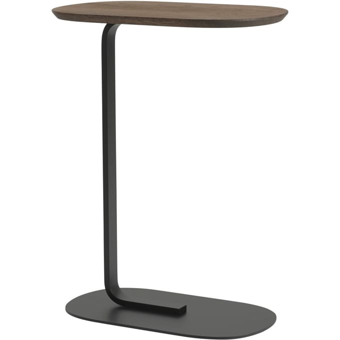Muuto Relate Side Tafel - gerookte eik/zwart - 73,5 cm