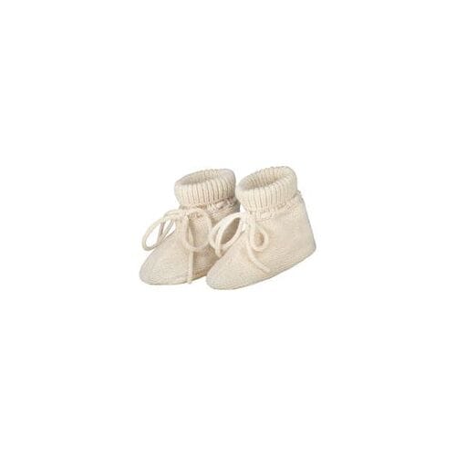 Prénatal newborn slofjes Pure Dark Ecru Melange 1MT unisex