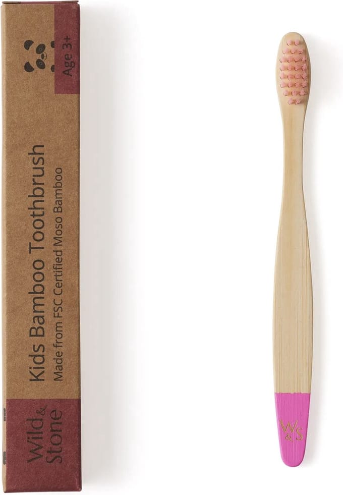 Bamboe tandenborstel voor kinderen "Rose"
