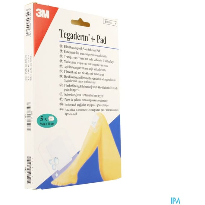 Tegaderm + Pad 3m Transp Steril 9cmx10cm 5 3586p